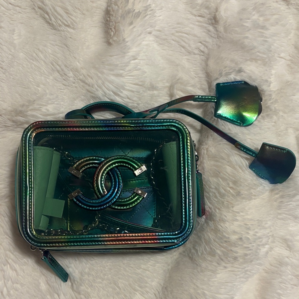 Chanel Iridescent Green Crossbody Bag